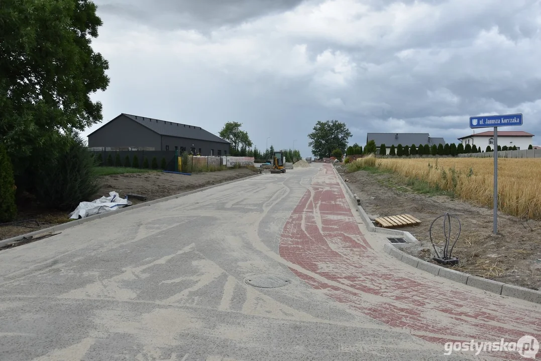 Przebudowa ulic Jana III Sobieskiego, Janusza Korczaka i Zachodniej w Krobi