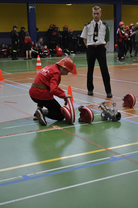 OSP Dzięczyna na Halowym Turnieju Sportowo-Pożarniczym MDP w Ostrzeszowie