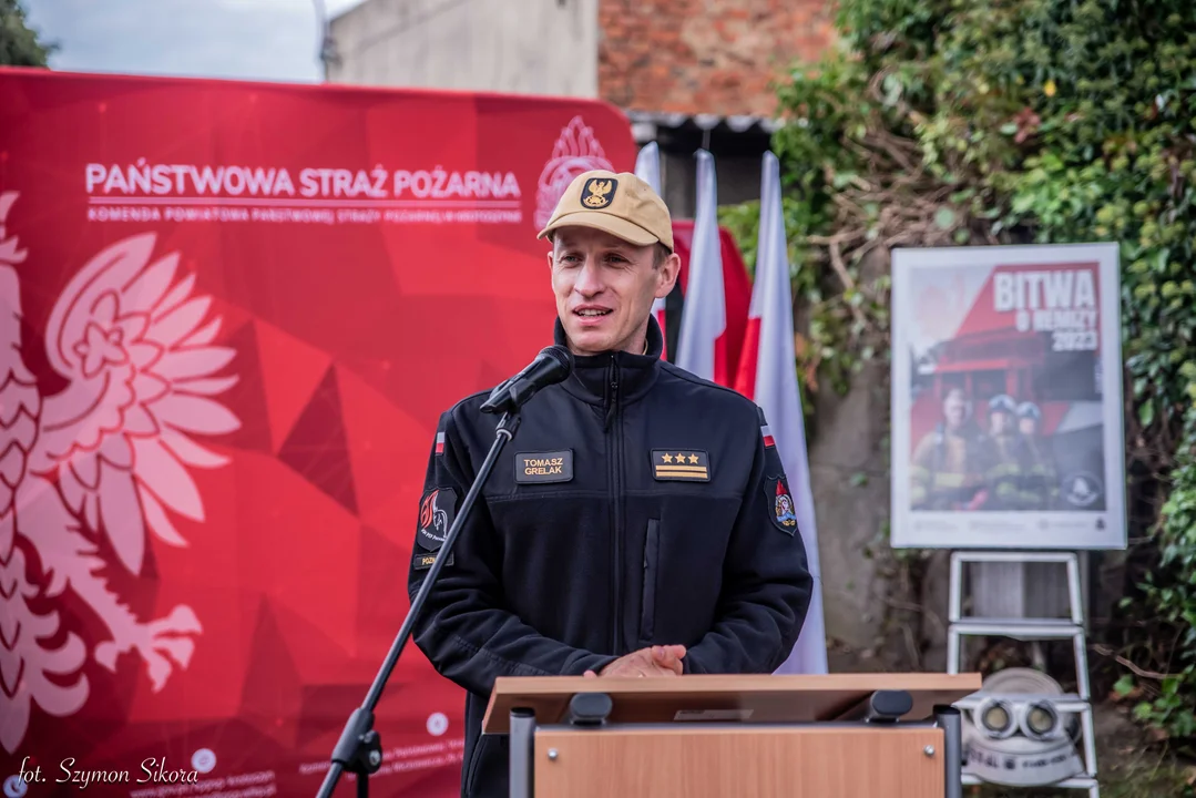 Krotoszyn. Przekazanie wozu pożarniczego