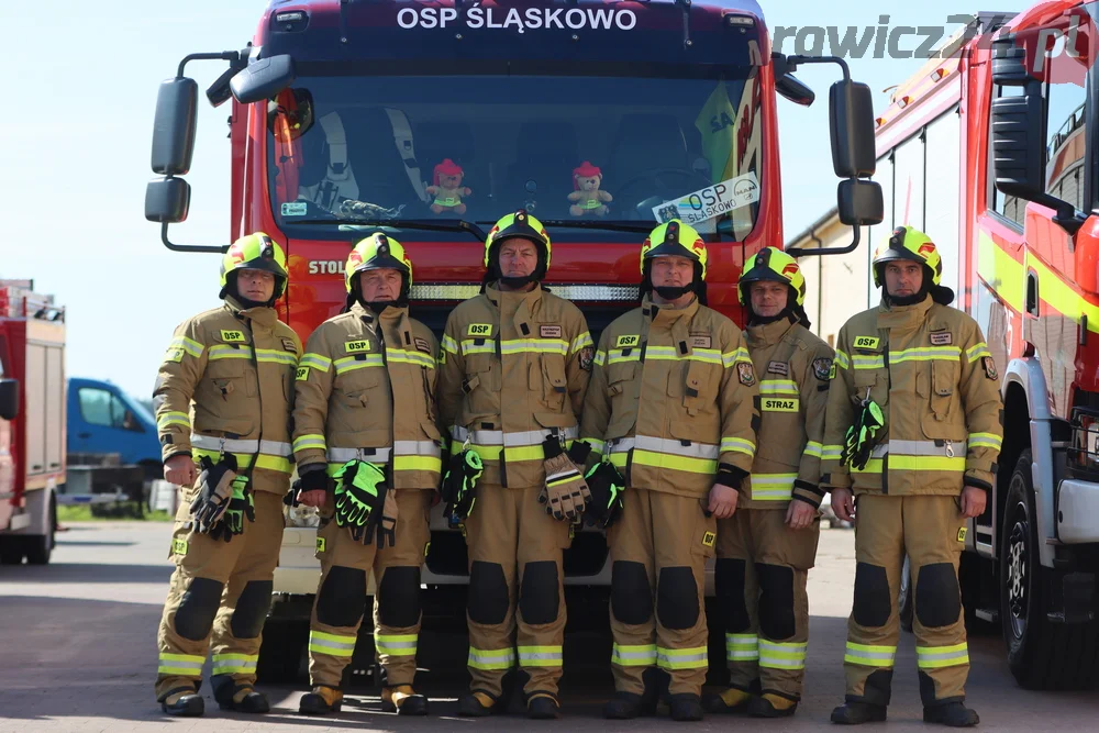 Pożar w lesie pomiędzy Zieloną Wsią a Dębnem Polskim