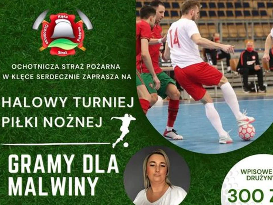 Zagrają turniej dla Malwiny. Strażacy z OSP Klęka zapraszają - Zdjęcie główne