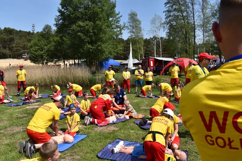 WOPR Gołuchów i OSP Chocz na pikniku służb ratowniczych w Kobylej Górze