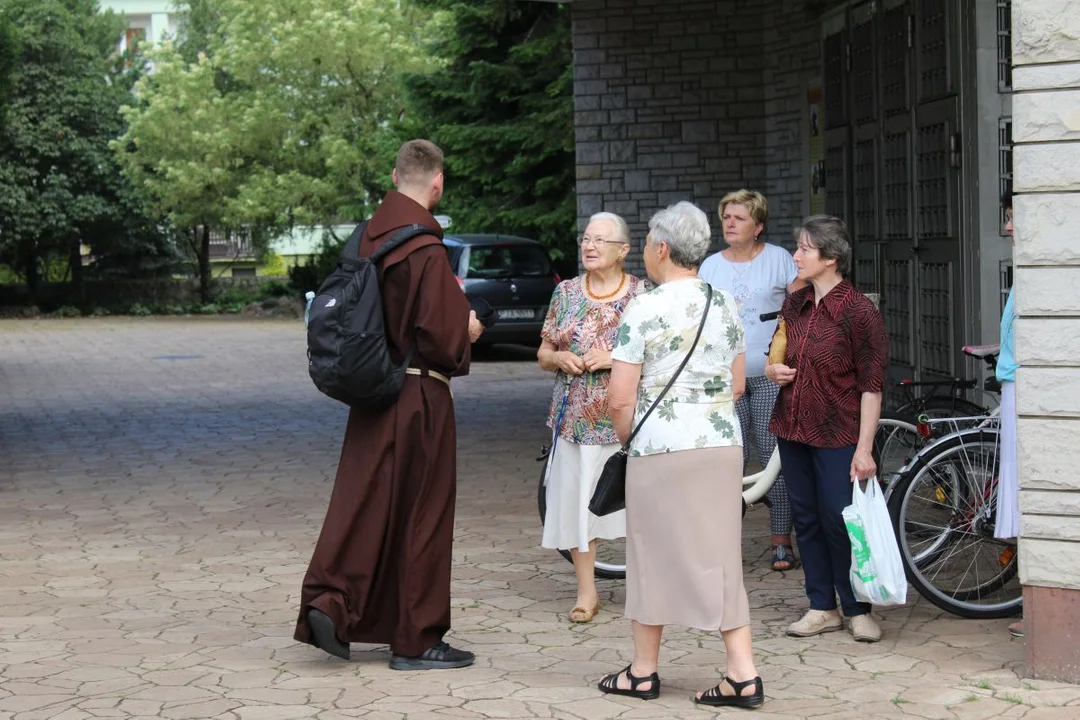 Pielgrzymka z harcerzami z hufca ZHP Jarocin do sanktuarium Maryjnego w Borku Wlkp.