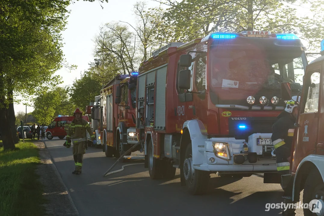 Pożar stodoły w Strumianach