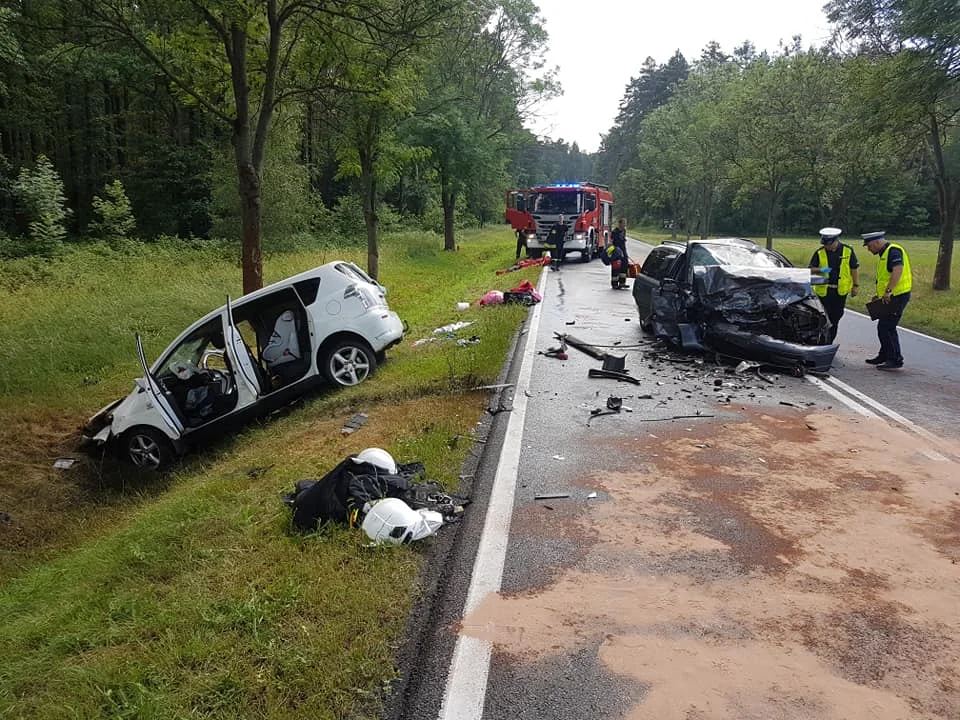 Tragiczny wypadek pod Dziadkowem - 21.06.2019 r.