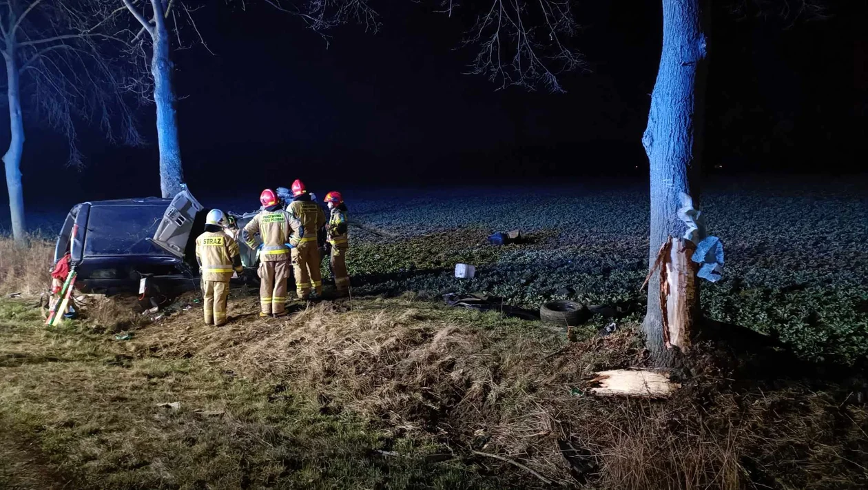 Wypadek na trasie Smolice - Pasierby