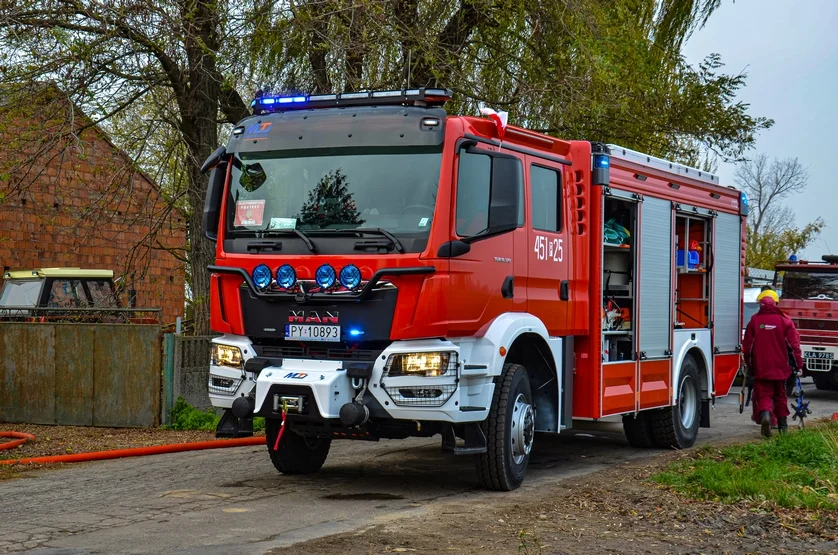 Tragiczny pożar w Polskich Olędrach