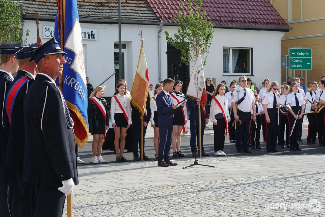 Poświęcenie figury Św. Jana Nepomucena w Krobi