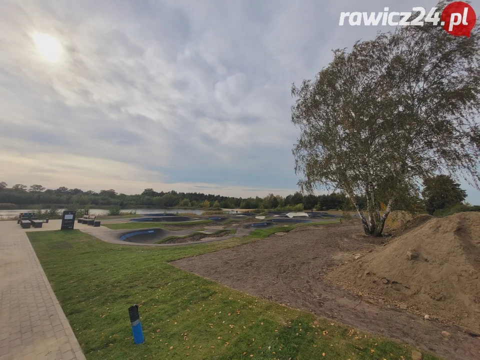 Pumptrack na poligonie w Sierakowie gotowy