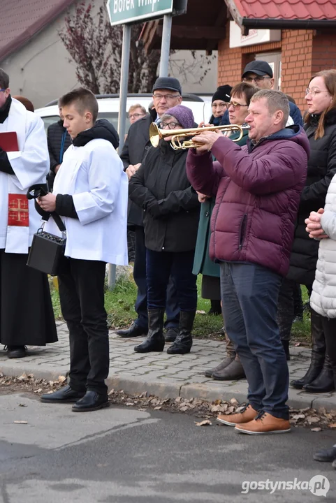 Poświęcenie kapliczki maryjnej w Bruczkowie (gm. Borek Wlkp.)