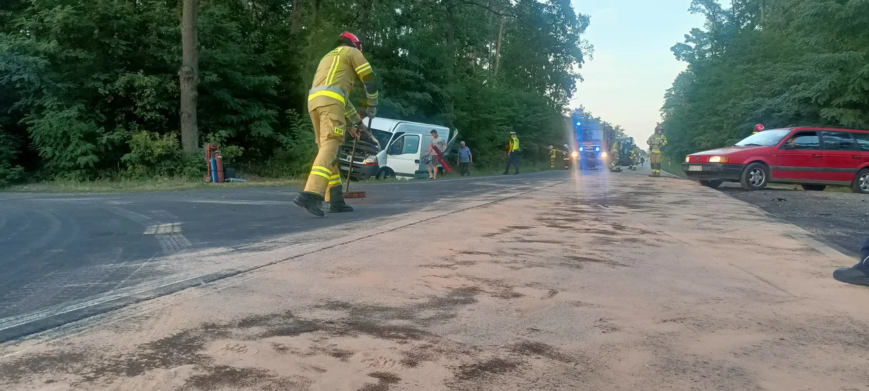 Wypadek na trasie Smolice - Dłoń