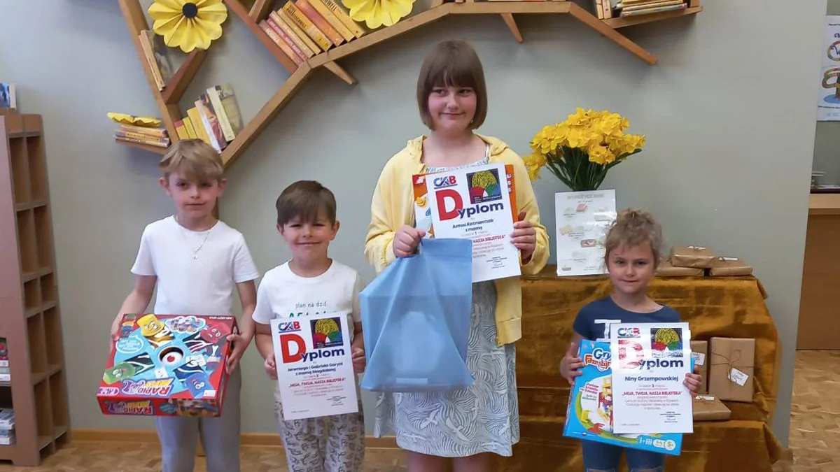 Tydzień Bibliotek w Piaskach. Poznaliśmy laureatów konkursu plastycznego - Zdjęcie główne