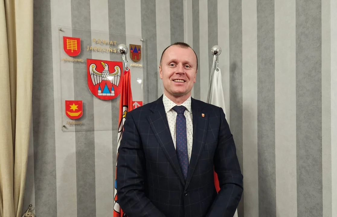 Starosta jarociński Mariusz Stolecki