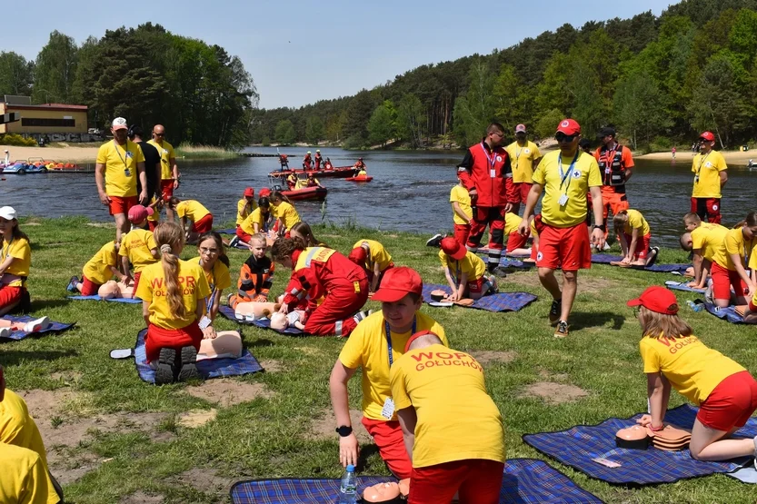 WOPR Gołuchów i OSP Chocz na pikniku służb ratowniczych w Kobylej Górze