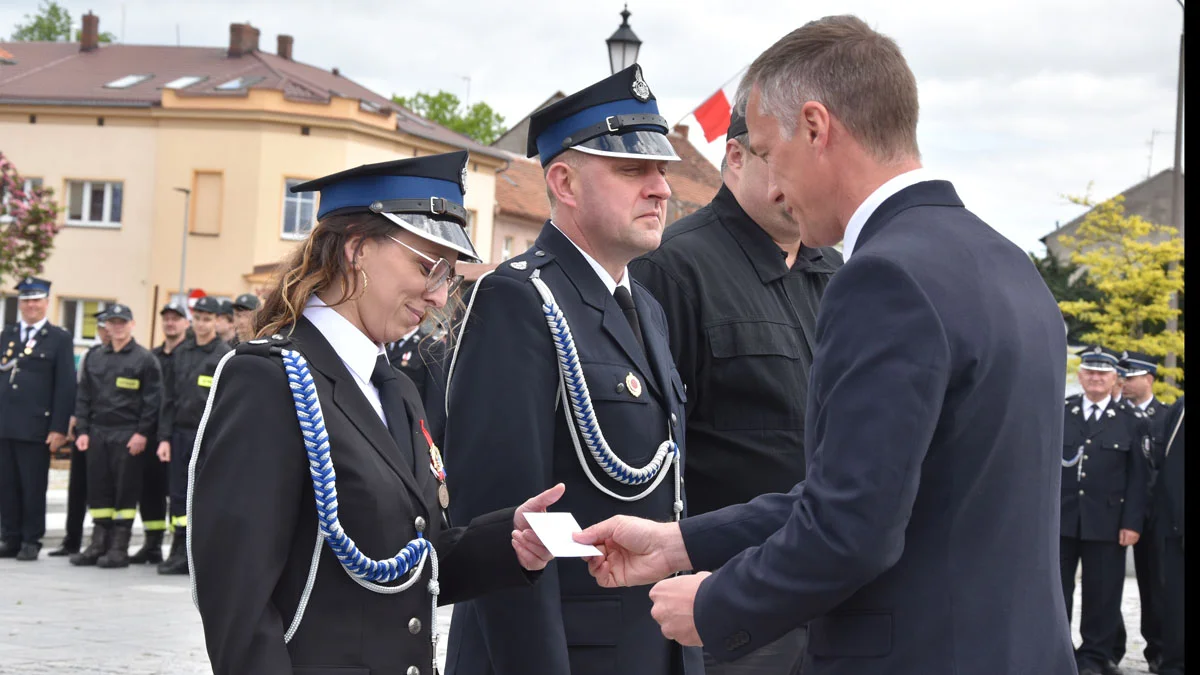Obchody Międzynarodowego Dnia Strażaka w gminie Gostyń - wręczono odznaczenia druhom z OSP