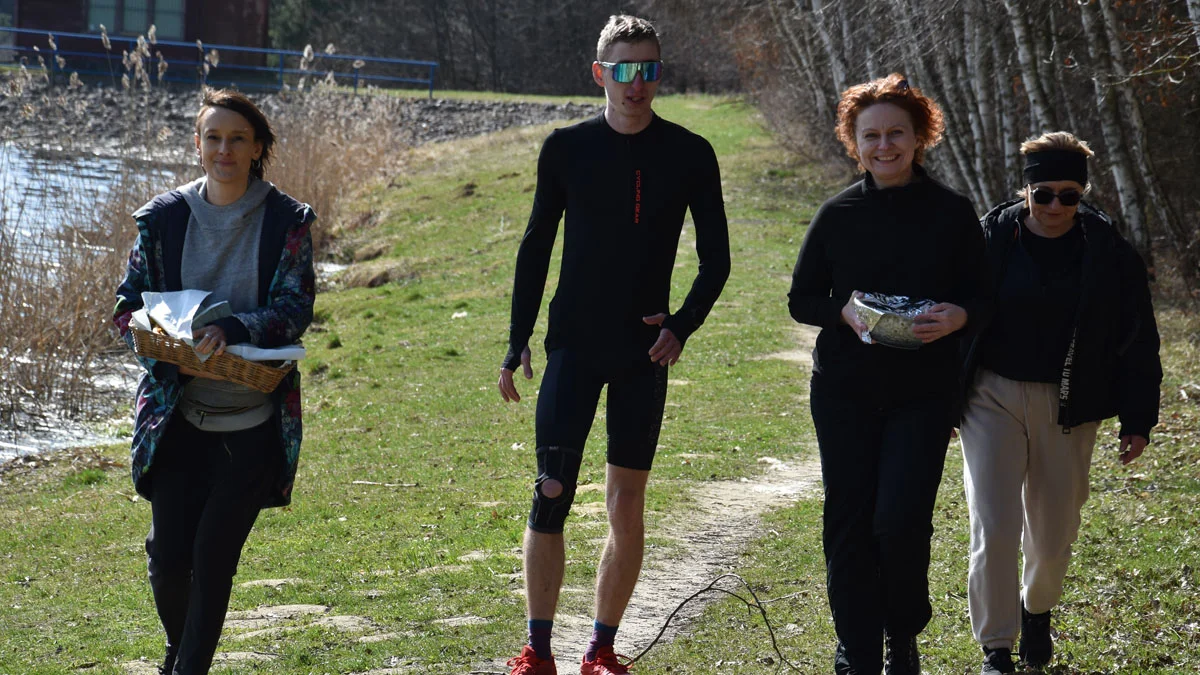 Wspólny Las - szanujący przyrodę na spacerze nad Zalewem Jeżewo