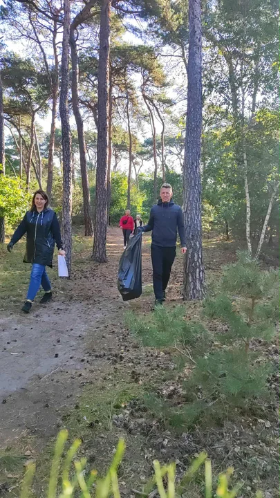 Akcja "Czysty las, czysta gmina" w Nadleśnictwie Piaski