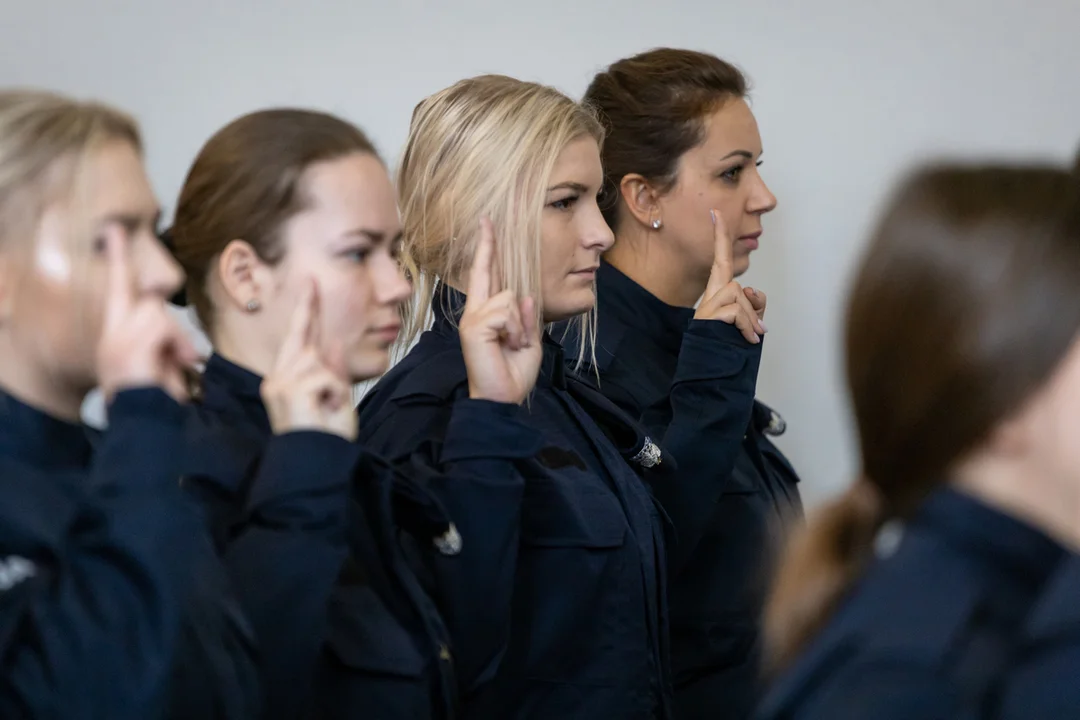 Ślubowanie policjantów z Wielkopolski