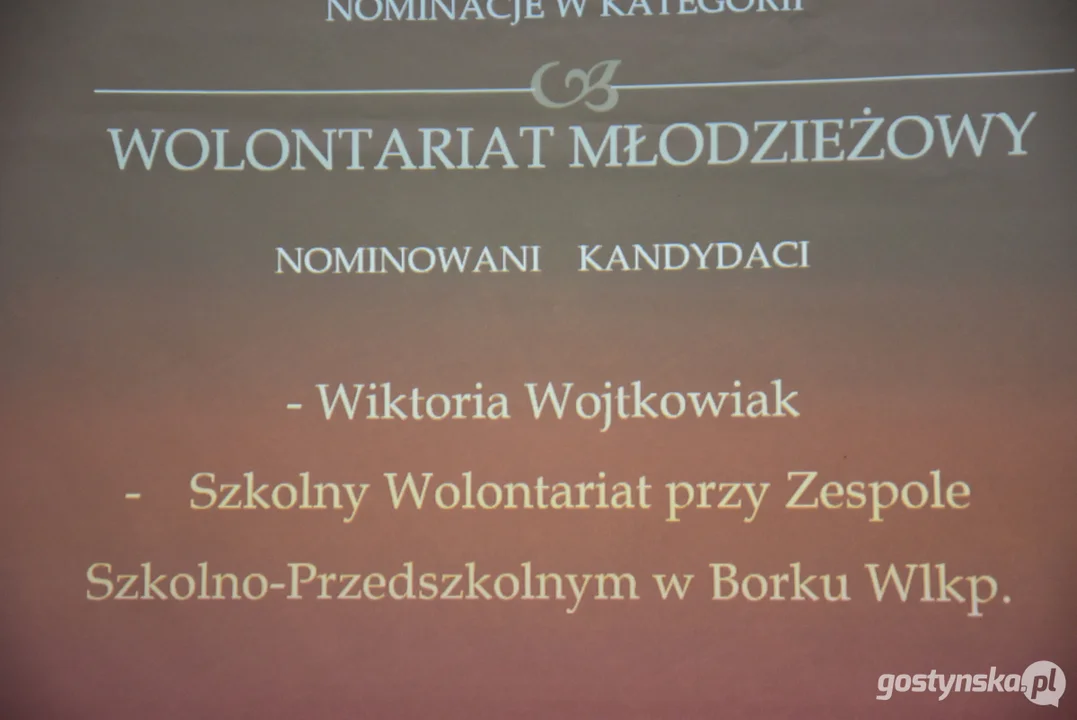 Zapowiedź konkursu Wolontariusza Roku 2022 Powiatu Gostyńskiego