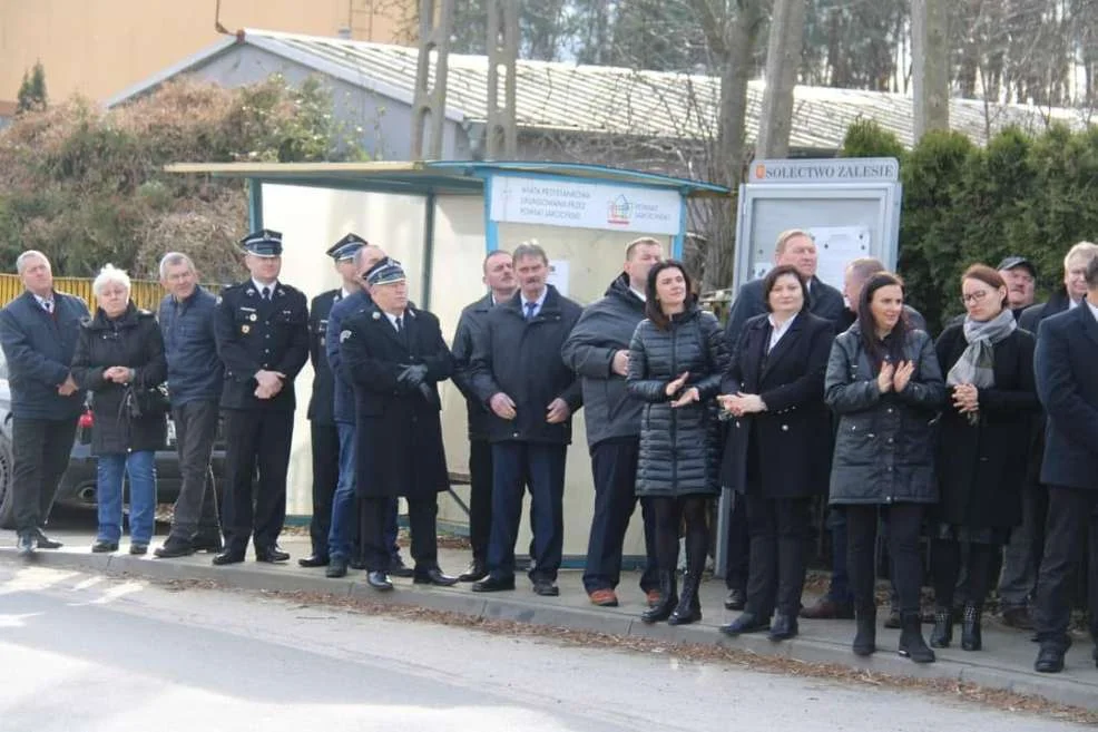 Otwarcie i nadanie imienia rondu w Zalesiu