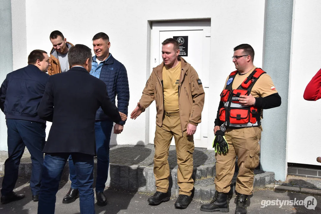 Otwarcie bazy gostyńskiego oddziału Wielkopolskiej Grupy Poszukiwawczo-Ratowniczej