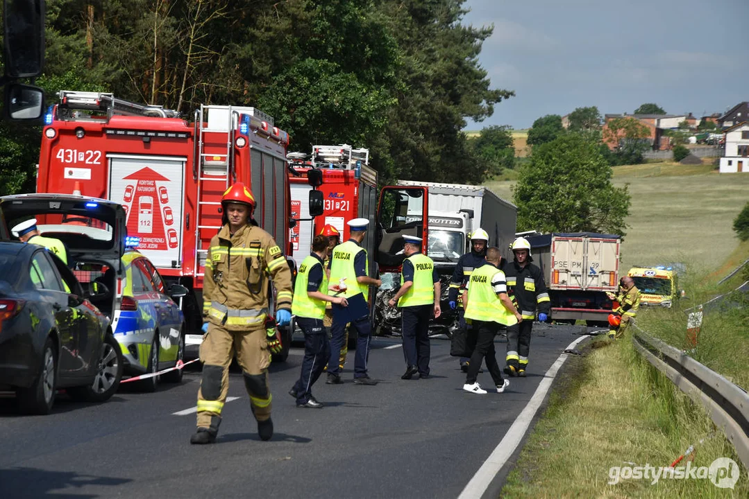 Tragiczny wypadek drogowy na DW 308, na odcinku Kunowo - Lubiń