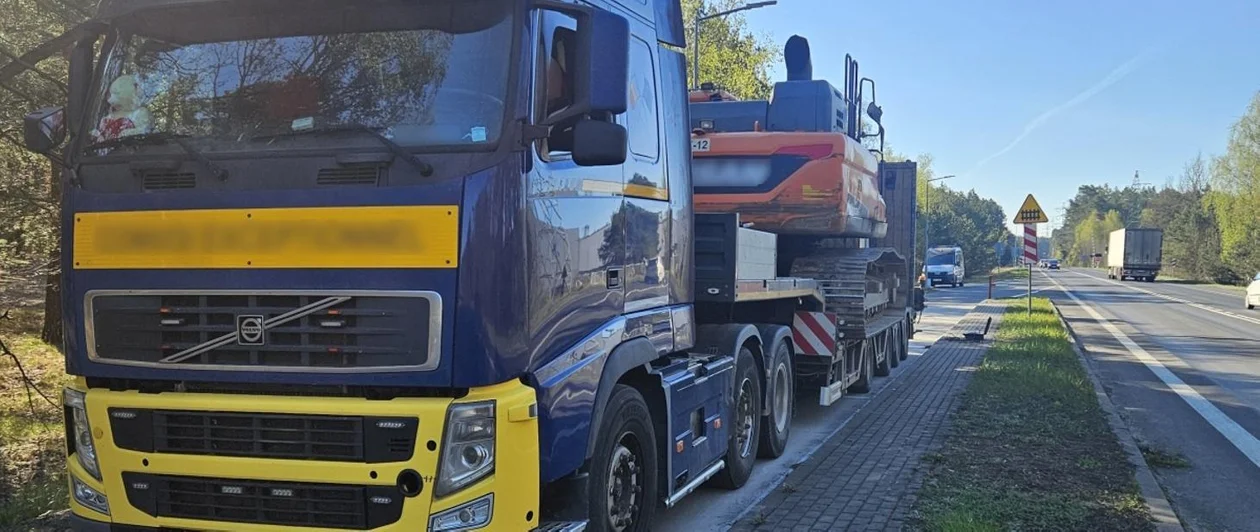 onad 56 ton zamiast dopuszczalnych 40, brak wymaganego zezwolenia i przekroczone niemal wszystkie normy