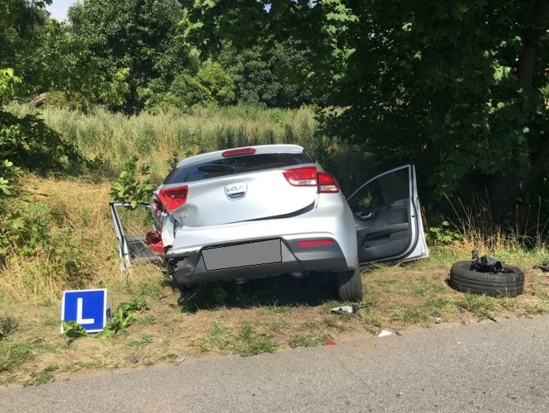 Zderzenie w powiecie milickim