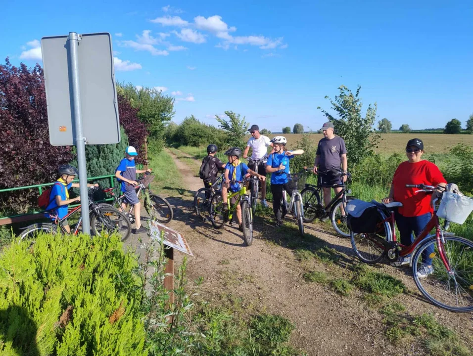 Rowerowa zbiórka harcerzy i zuchów z Gostynia i podsumowanie sezonu