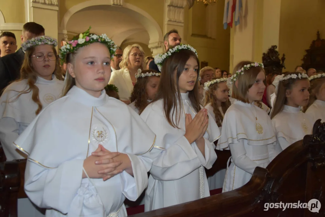 Uroczystość Pierwszej Komunii Świętej w parafii farnej w Gostyniu