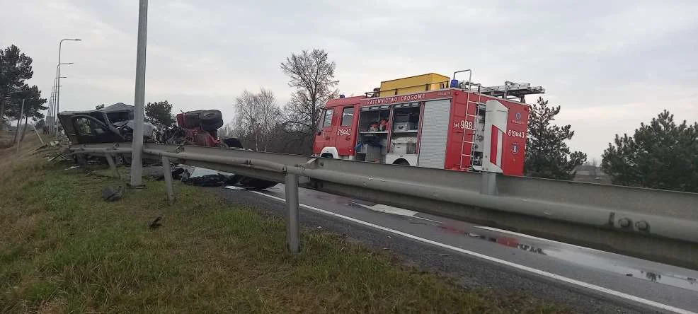 Wypadek na DK 11 w Nowym Mieście