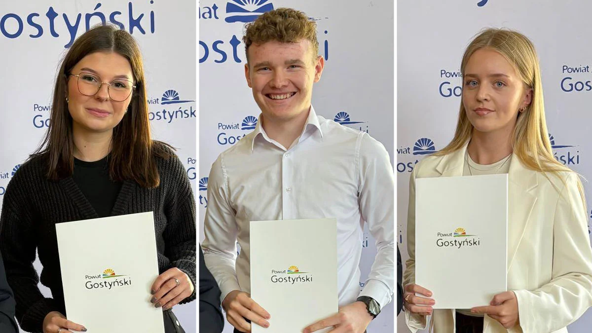 Prymusi odebrali nagrody zarządu powiatu gostyńskiego