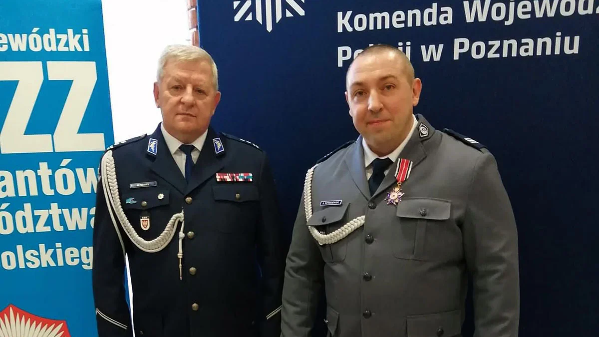 Gostyński policjant z brązowym medalem na gali „Najlepszy Sportowiec ZSZZ Policjantów 2023 roku” w Poznaniu - Zdjęcie główne