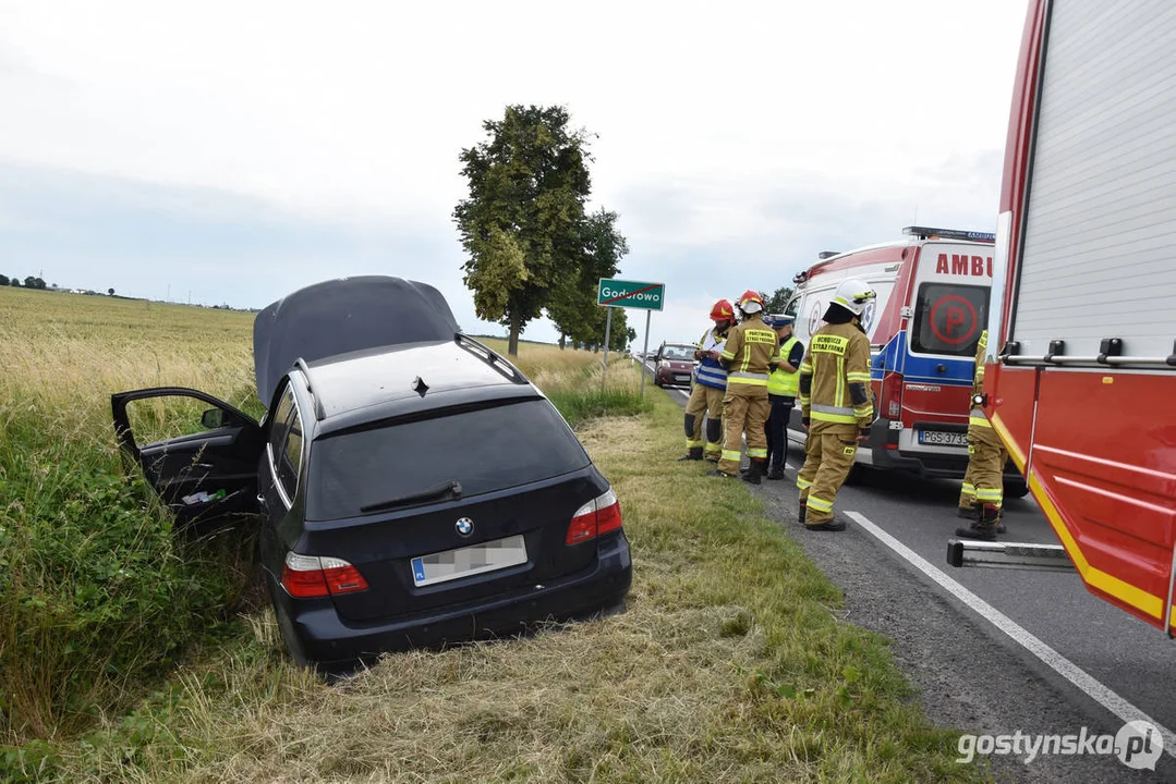 Wypadek na DK12 Gostyń - Jarocin