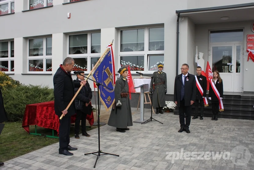 Nadanie imienia Powstańców Wielkopolskich Szkole Podstawowej w Żegocinie