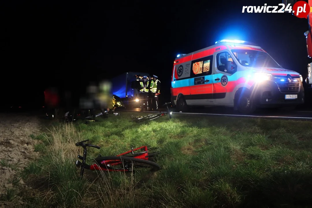 Wypadek rowerzystów, gmina Miejska Górka