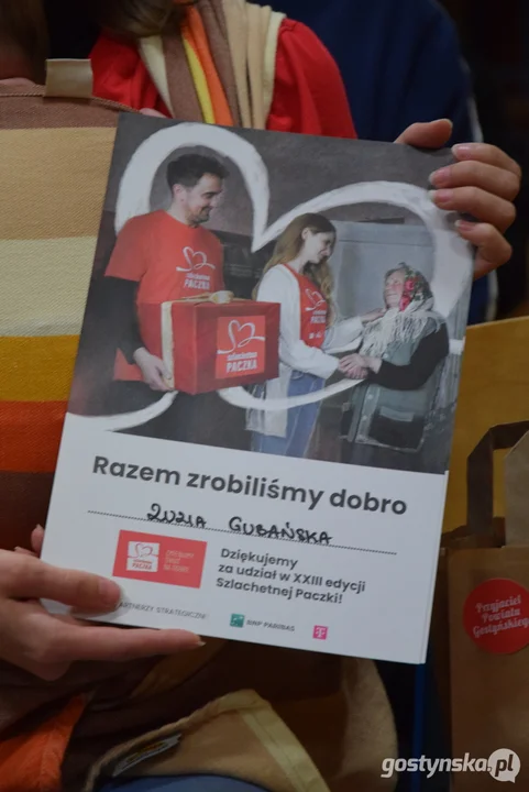 Podsumowanie Weekendu Cudów Szlachetnej Paczki 2023 w powiecie gostyńskim