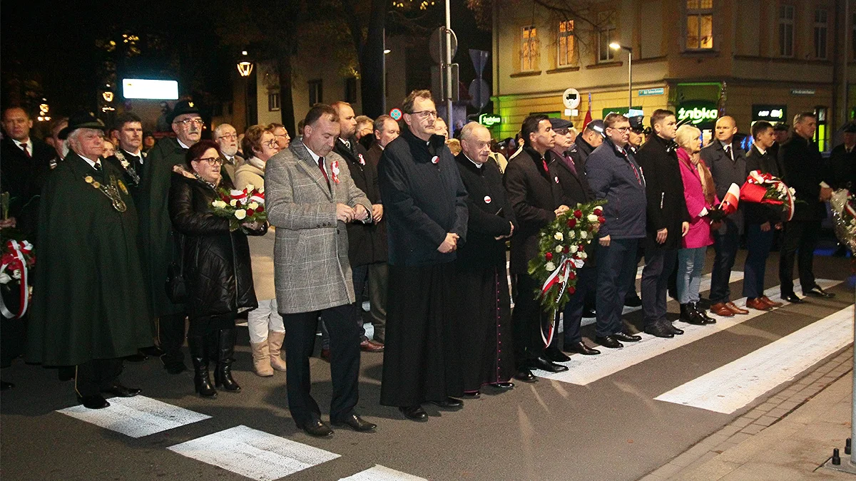 Główna część obchodów Narodowego Święta Niepodległości w Rawiczu