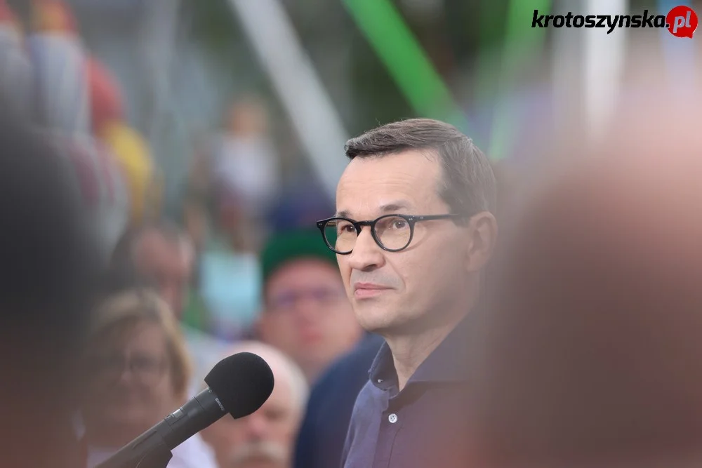 Mateusz Morawiecki w Krotoszynie. Piknik 800+