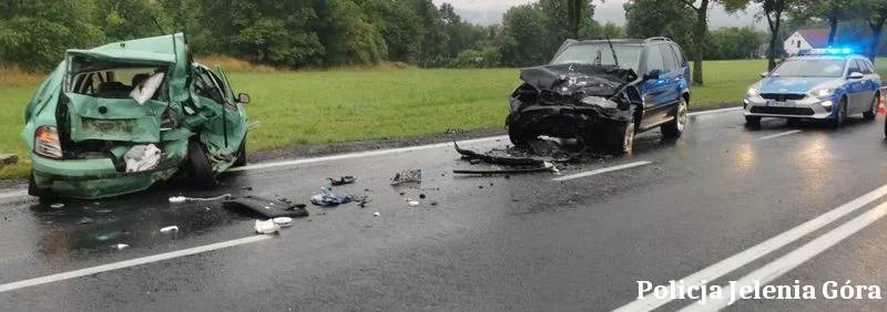 Tragiczny wypadek w Radomierzu. Zginęły 2 osoby