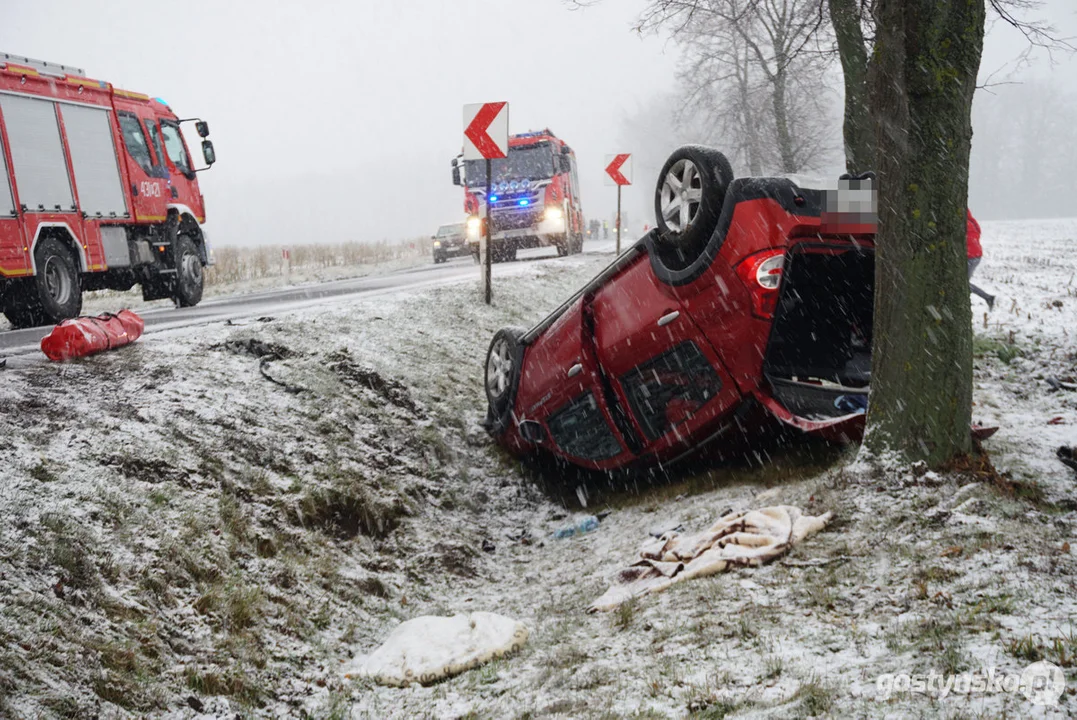 Śmiertelny wypadek na DK 12 w Dąbrówce