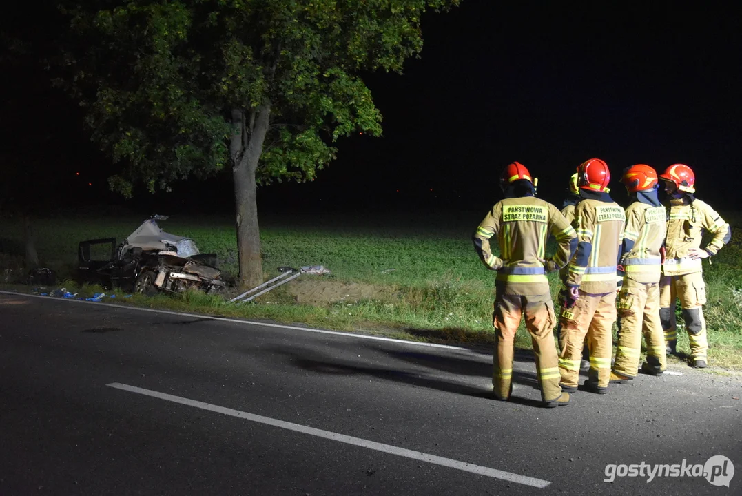 Wypadek śmiertelny na DW434 na trasie Gostyń - Rawicz