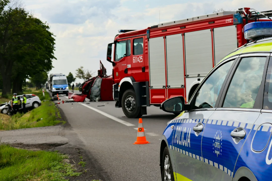 Wypadek na DK 11 w Koszutach