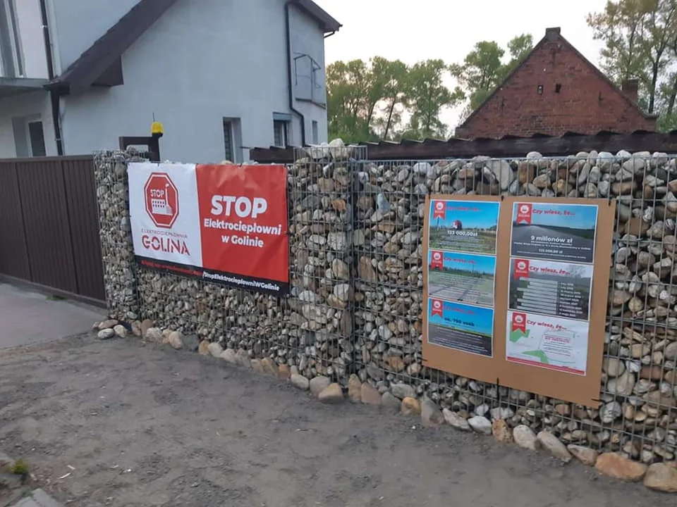 Mieszkańcy Goliny protestują