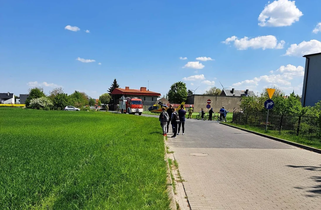 Helikopter LPR lądował w Dobrzycy. Co się stało? - Zdjęcie główne