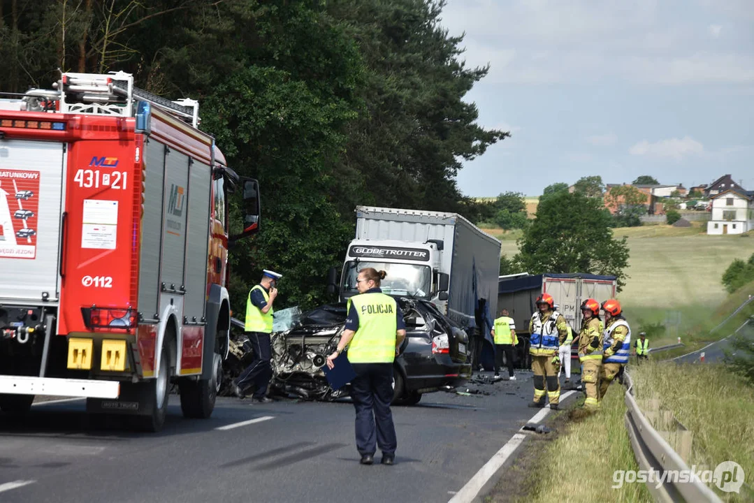 Tragiczny wypadek drogowy na DW 308, na odcinku Kunowo - Lubiń