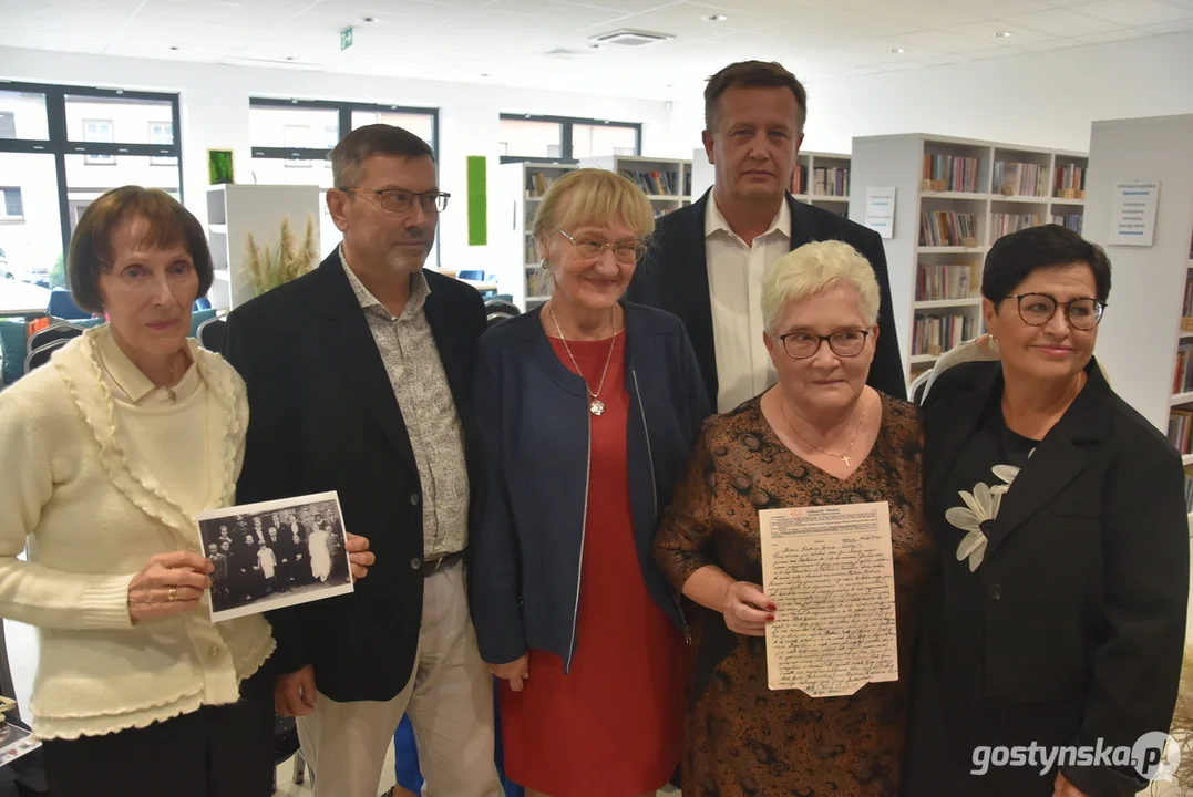 Przekazanie listu pożegnalnego rodzinie Józefa Jankowiaka z Pępowa straconego przez nazistów w Niemczech w 1943 roku