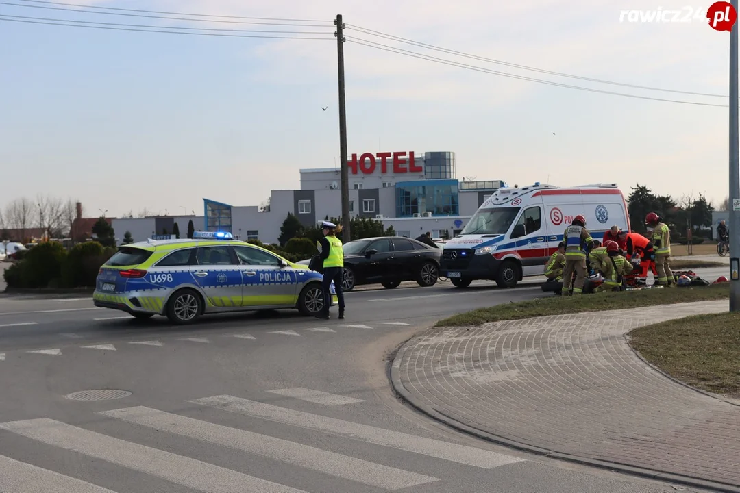 Zdarzenie drogowe w Rawiczu