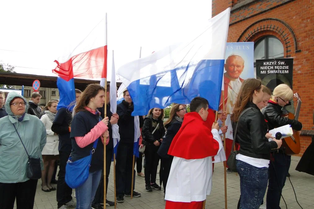 Symbole Światowych Dni Młodzieży w Jarocinie (2014)