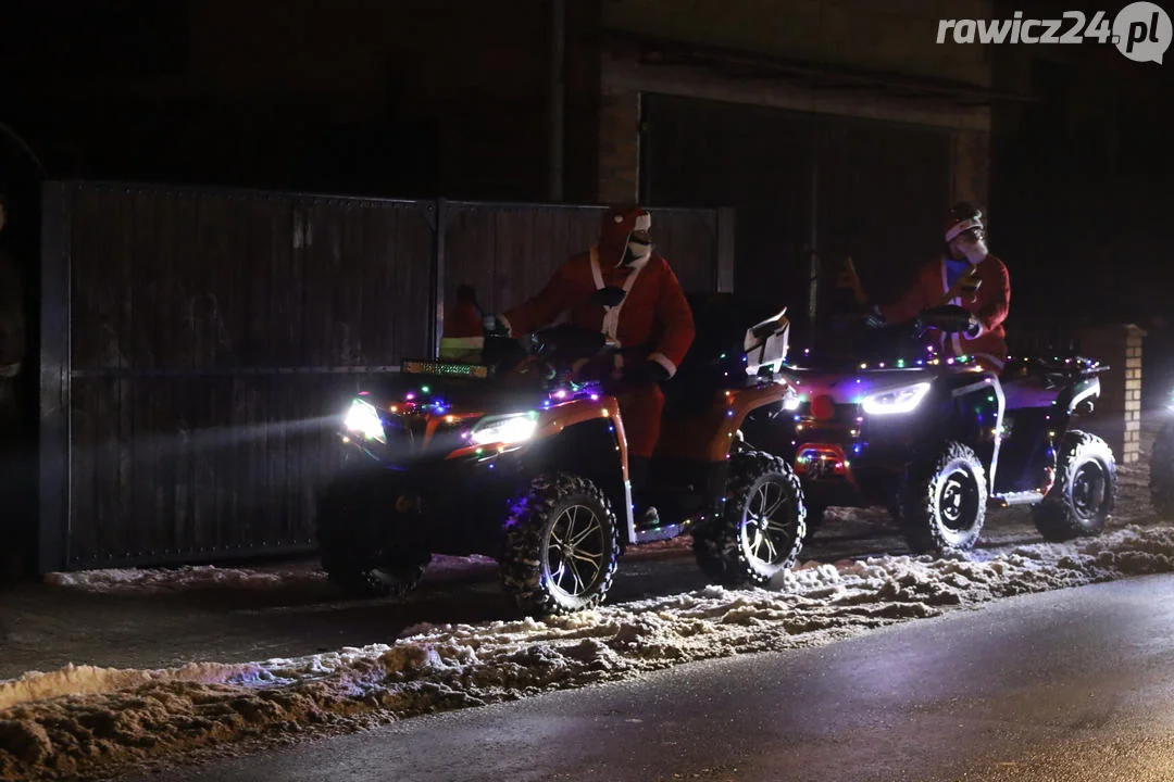 Mikołaje na Quadach w Szkaradowie